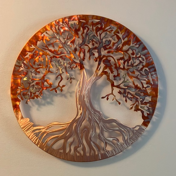 18” Copper Irish Tree of Life - Picture 1 of 3